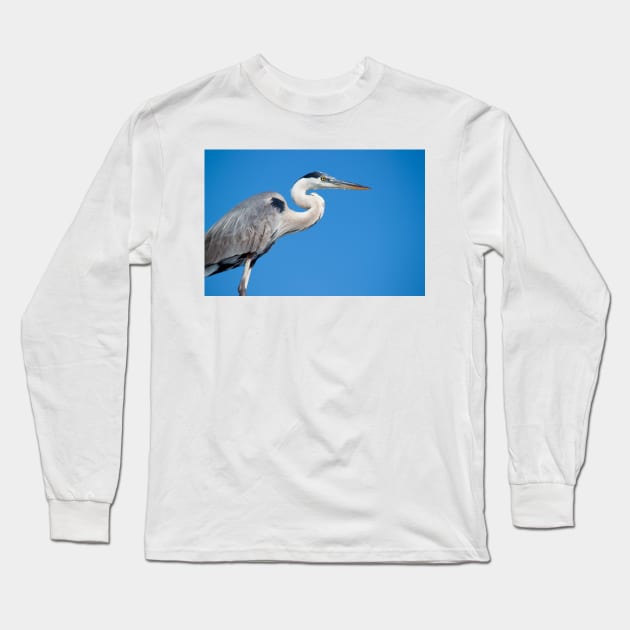 Heron Long Sleeve T-Shirt by Jacquelie